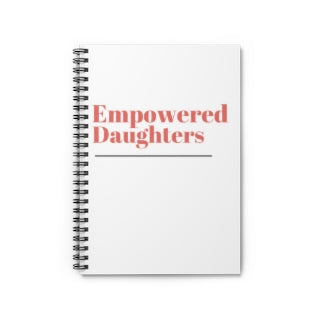 Empowered Daughters Little Notebook in White