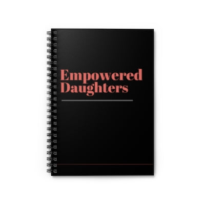 Empowered Daughters Little Notebook in Black